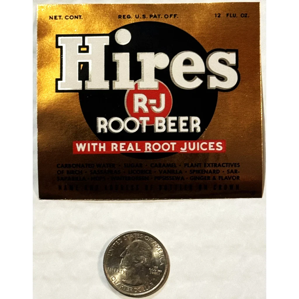 Vintage 1930s Hires Root Beer Label Dazzles Collectors