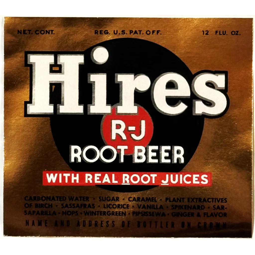 Vintage 1930s Hires Root Beer Label Dazzles Collectors